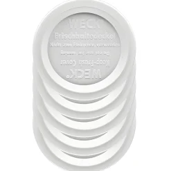 Frischhaltedeckel|Weck-Verschlüsse|5 x WECK-Frischhaltedeckel RR  80