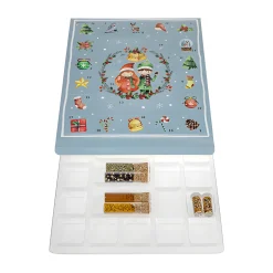 Basteln|Adventskalender|Adventskalender zum Befüllen, 31 x 38 cm