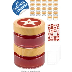 Giveaways|Adventskalender|Adventskalender-Set 'Stapelglas' 2.0