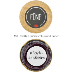 Adventskalender|Komplett-Sets|Adventskalender-Set 'Stapelglas'