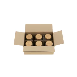 Transportverpackungen|Geschenkverpackungen Für Gläser|Automatikkarton 216 x 132 x 95 mm, 6er Gefache