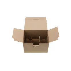 Transportverpackungen|Geschenkverpackungen Für Gläser|Automatikkarton 195 x 130 x 140 mm, 6er Gefache