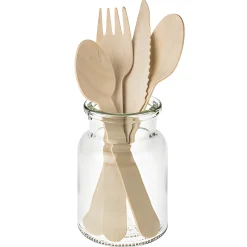 Feiern Und Feste|Picknick-Zubehör|Bambusgabeln, 12 Stück