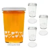Hochzeit|Liebe|Becherglas 150 ml TO 66 'Herzen', 4er Set