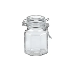 Giveaways|Aufbewahren|Bügelglas  100 ml achteckig