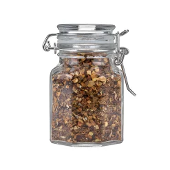 Giveaways|Aufbewahren|Bügelglas  100 ml achteckig