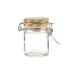 Gewürzgläser|Gläser Unter 100 Ml|Bügelglas 45 ml mit Holzdeckel