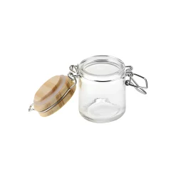 Gewürzgläser|Gläser Unter 100 Ml|Bügelglas 45 ml mit Holzdeckel