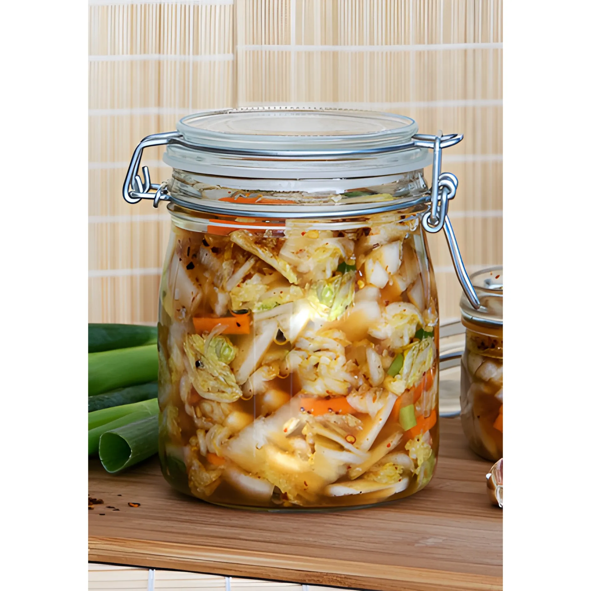 Gemüse Auf Vorrat|Fermentiergläser & Zubehör|Bügelglas 'Ermetico' 750 ml