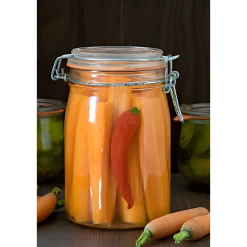 Pflaumenzeit|Aufbewahren|Bügelglas 'Ermetico' 1000 ml