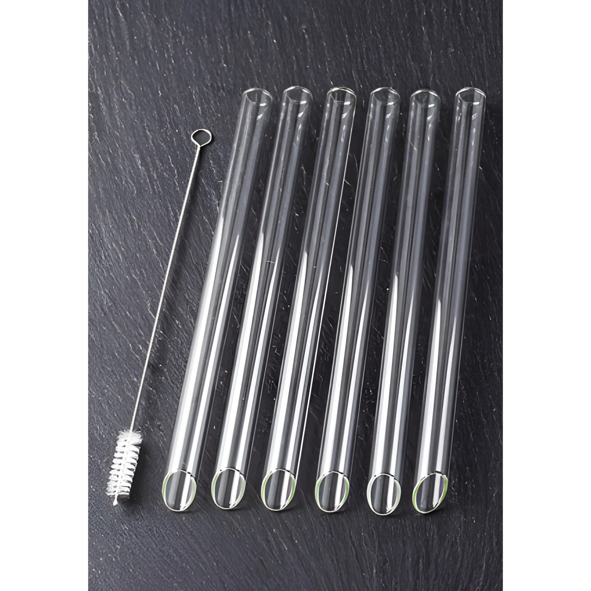 Saft & Sirup|Geburtstag, Jubiläum|Bubble Tea Glastrinkhalme 21 cm, Ø 14 mm, 6 Stück