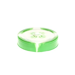 Picknick-Zubehör|Trinkhalmdeckel|CT 70 Trinkhalmdeckel Batik grün-weiß, Loch Ø 8 mm