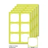 Etiketten Zum Beschriften|Bedruckbare Etiketten|Cubi Etikettenbogen lime, 5 Blatt