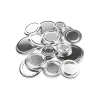 Deckel-Sets|Twist-Off-Deckel|Deckel-Sortiment silber past., 21-teilig