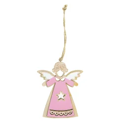Deko|Deko-Anhänger|Deko-Anhänger 'Engel' aus Holz