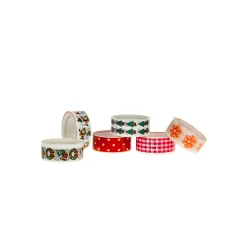 Verpackungen|Deko|Deko-Klebeband 'Weihnachten', 6 Stück
