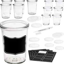 Aufstriche Und Dips|Halloween|Dessert- und Vorspeisenglas Set, 12 Stück