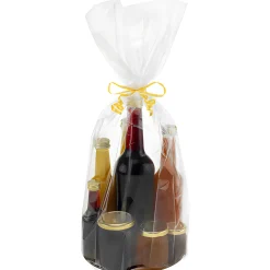 Jodl Verpackungen Verpackungen|Confiserie-Verpackungen|Diamantbeutel 110 x 600 mm mit Scheibe Ø 200 mm und Band, 5 Stück