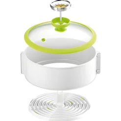 Tescoma Küchenhelfer|Einkochzubehör|Einkoch-Set Ø 24 cm 'Della Casa' mit Thermometer