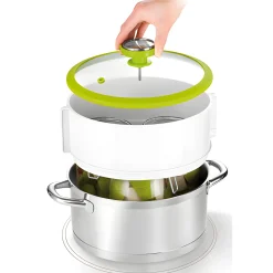 Tescoma Küchenhelfer|Einkochzubehör|Einkoch-Set Ø 24 cm 'Della Casa' mit Thermometer