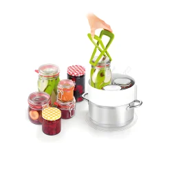 Tescoma Küchenhelfer|Einkochzubehör|Einkoch-Set Ø 24 cm 'Della Casa' mit Thermometer