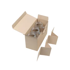Transportverpackungen|Geschenkverpackungen Für Gläser|Einlage 568 x 102 mm für Karton 240 x 108 x 153 mm