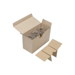 Transportverpackungen|Geschenkverpackungen Für Gläser|Einlage 568 x 102 mm für Karton 240 x 108 x 153 mm
