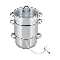 ELO Stahlwaren Saft & Sirup|Vital Shots|Entsafter 7 Liter Edelstahl ELO