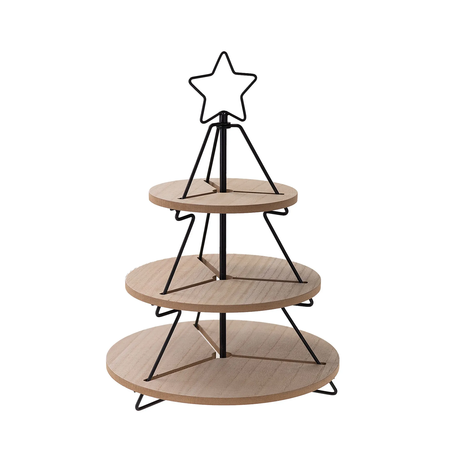 Feiern Und Feste|Deko|Etagere 'Weihnachtsbaum', 3-stöckig