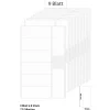 Etiketten Zum Beschriften|Etiketten 48 x 19 mm, weiß, 72 Stück