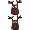 Winter|Deko|Flaschen-Deko 'Rentier', 2 Stück