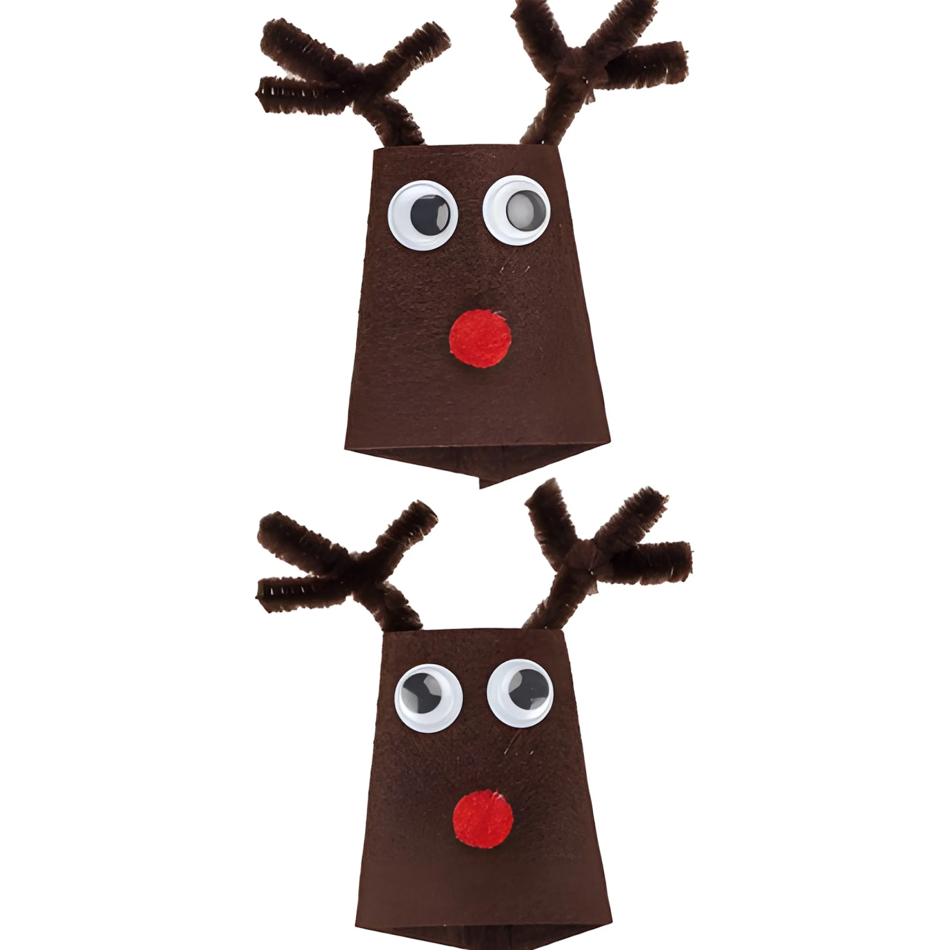 Winter|Deko|Flaschen-Deko 'Rentier', 2 Stück