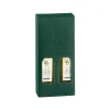 Verpackungen|Geschenkverpackungen Für Flaschen|Flaschenkarton 2er 110 x 55 x 240 mm grün