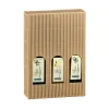 Geschenkverpackungen Für Flaschen|Flaschenkarton 3er 170 x 55 x 240 mm natur