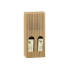 Geschenkverpackungen Für Flaschen|Flaschenkarton 2er  90 x 45 x 215 mm natur