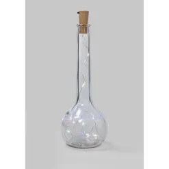 Deko|Weihnachtslichter|Flaschenlicht, 10 LEDs, mehrfarbig