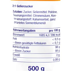 Sweet Family Beerenzeit|Apfel-, Birnen-, Quittenzeit|Gelierzucker 2:1,  500 g