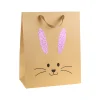 Ostern|Geschenktüten, -Taschen & Papiertüten|Geschenktüte 'Osterhase mit Glitzerohren' , XXL