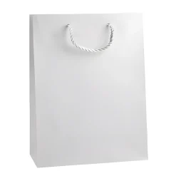 Einfarbiges Zum Basteln|Geschenktüten, -Taschen & Papiertüten|Geschenktüte weiß, groß