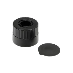 Gewürze Und Kräuter|Gewürzmühlen, Streuverschlüsse|Gewürzmühle schwarz für Gewürzglas 95 ml und 100 ml