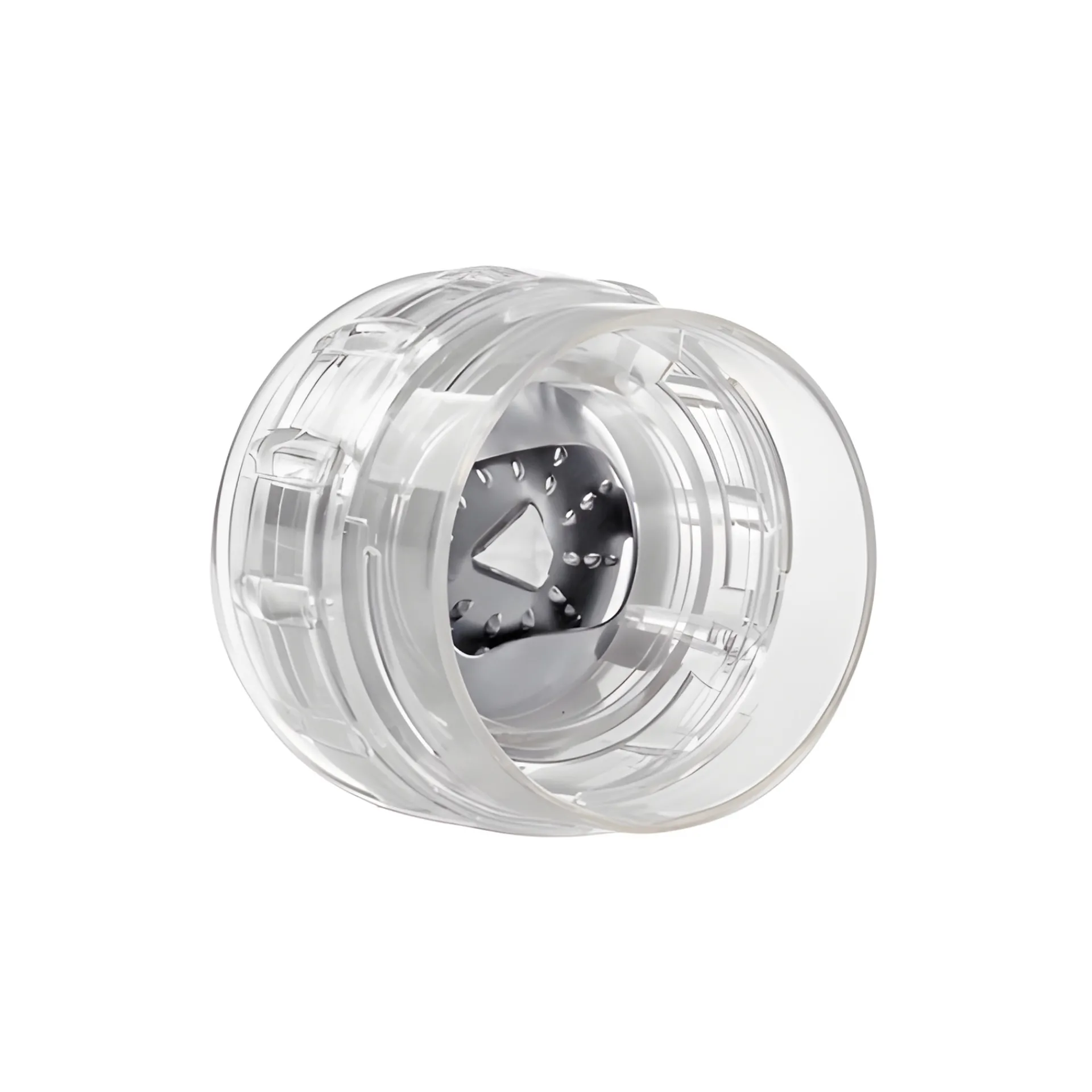 Gewürze Und Kräuter|Gewürzmühlen, Streuverschlüsse|Gewürzmühle transparent mit Edelstahlmahlwerk