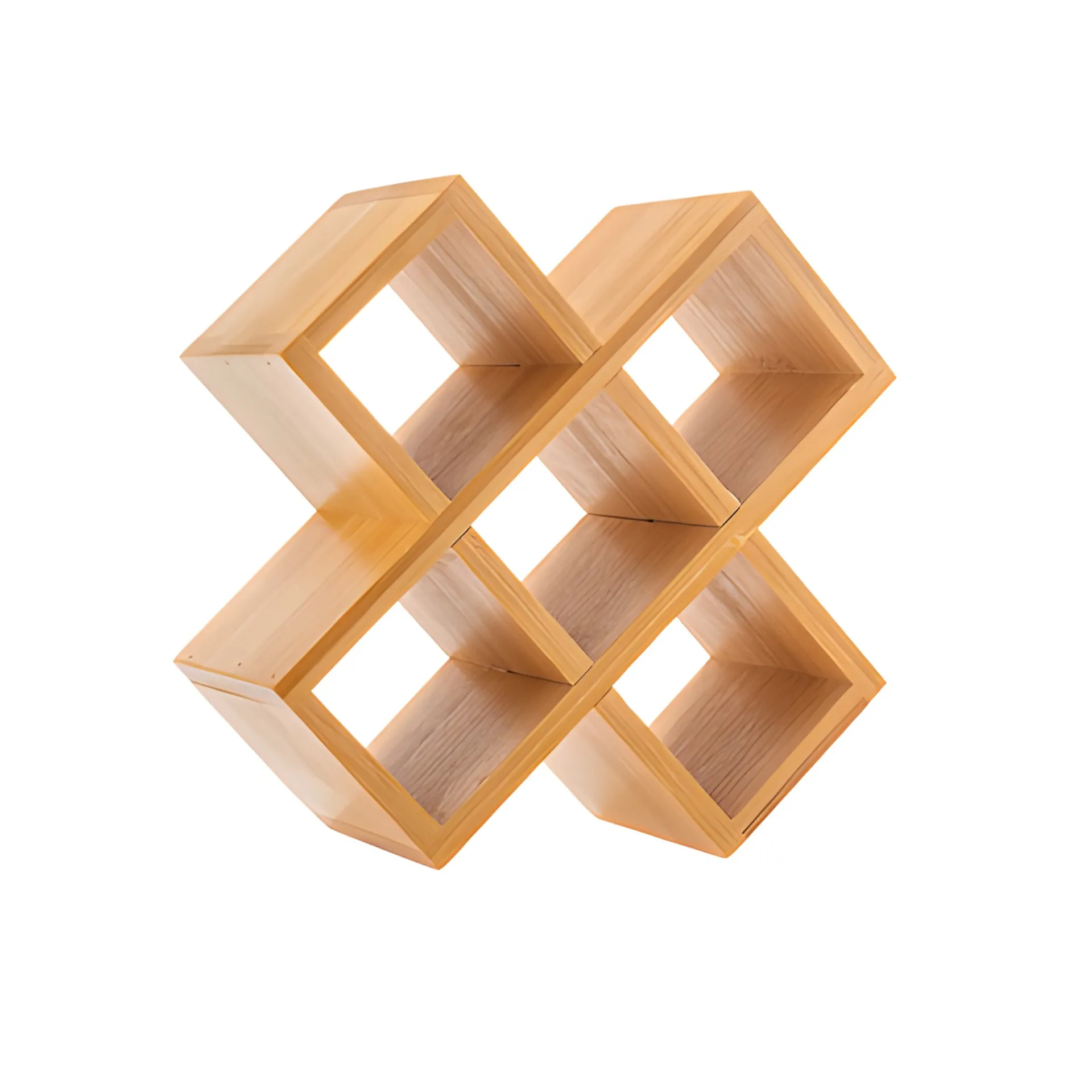 Gewürze Und Kräuter|Buffetpräsentation|Gewürzregal aus Bambus 16 x 16 cm