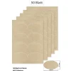Etiketten Zum Beschriften|Bedruckbare Etiketten|Grasetiketten oval 96 x 57,5 mm, 50 Blatt A4, 400 Stück