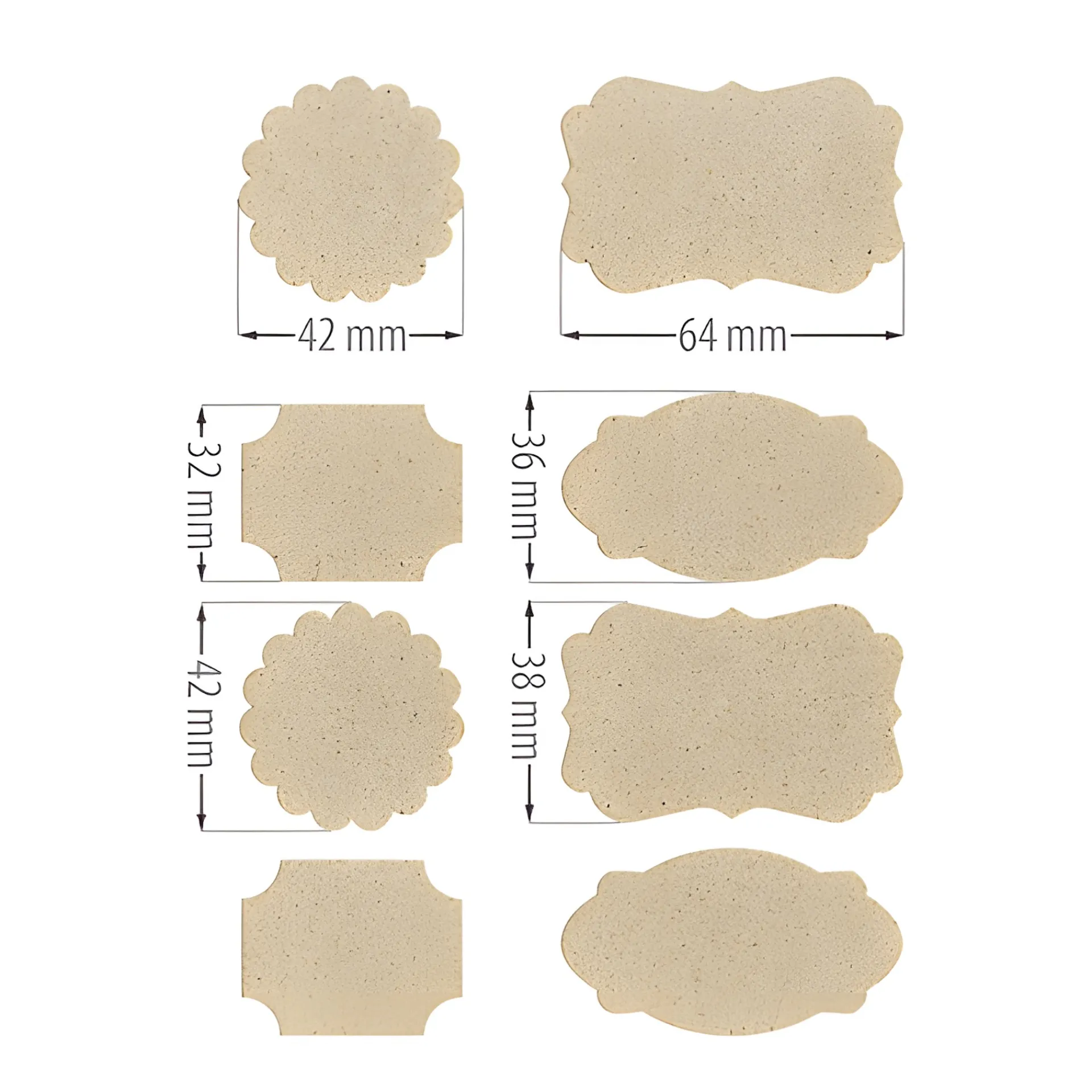 Pesto|Etiketten Zum Beschriften|Grasetiketten sortiert, 11 Blatt, 88 Stück