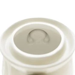 Gemüse Auf Vorrat|Fermentiergläser & Zubehör|Gärtopf  3 Liter creme-weiß mit Beschwerungssteinen