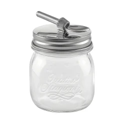 HappyTappi Picknick-Zubehör|Aufbewahren|CT 70 Dessertglas 250 ml mit Löffel