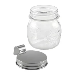 HappyTappi Aufbewahren|Küchenhelfer|CT 70 Glas 250 ml mit Hakendeckel