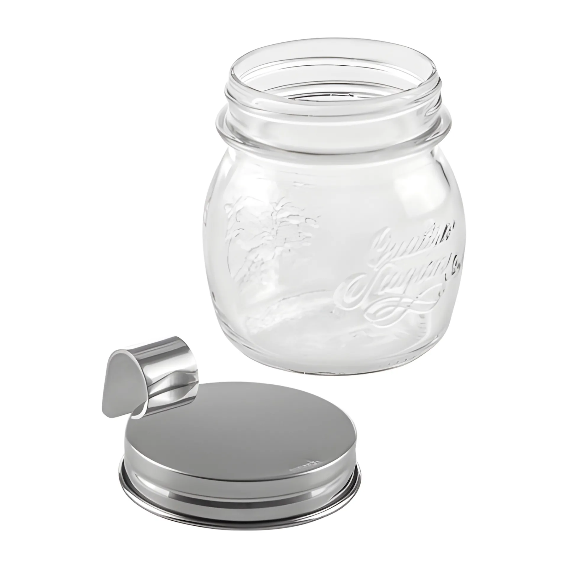 HappyTappi Aufbewahren|Küchenhelfer|CT 70 Glas 250 ml mit Hakendeckel