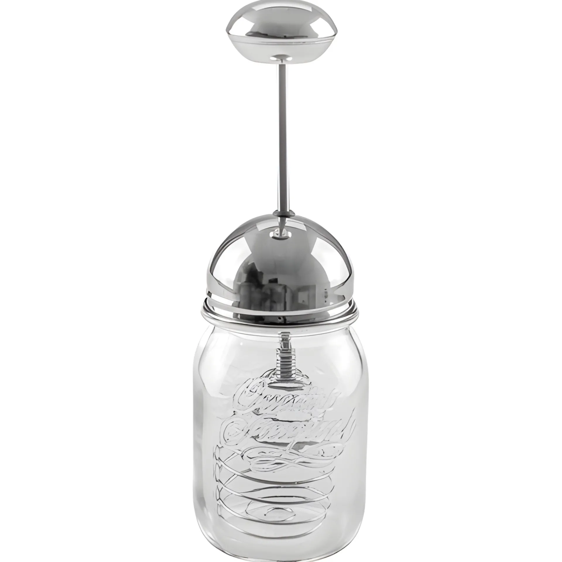 HappyTappi Picknick-Zubehör|Küchenhelfer|CT 70 Schlagsahne-Maker-Glas 500 ml