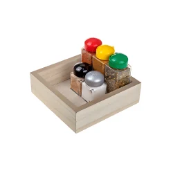 Buffetpräsentation|Rein- Und Draufstellen|Holzkiste 17 x 17 x 5,3 cm